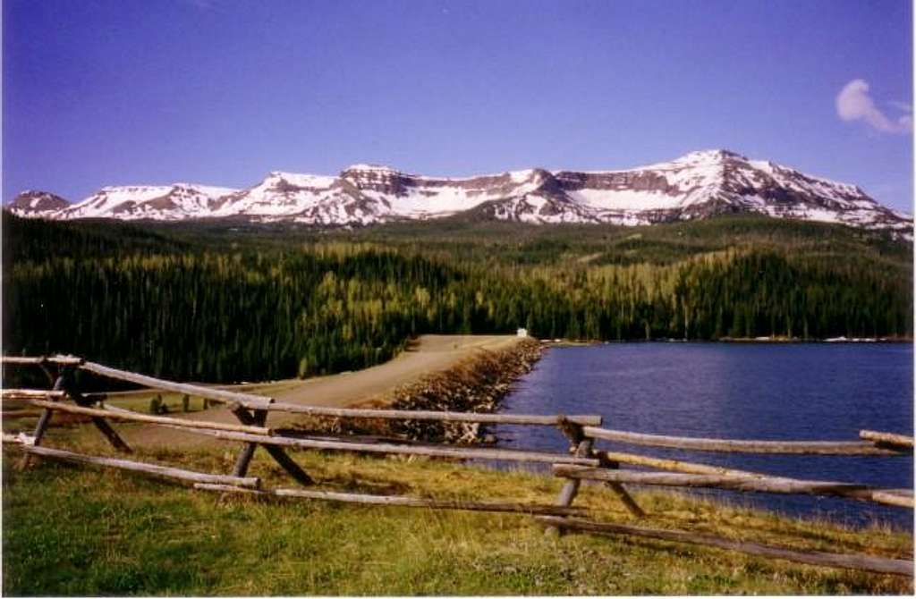 The Flattops above Bear Lake....