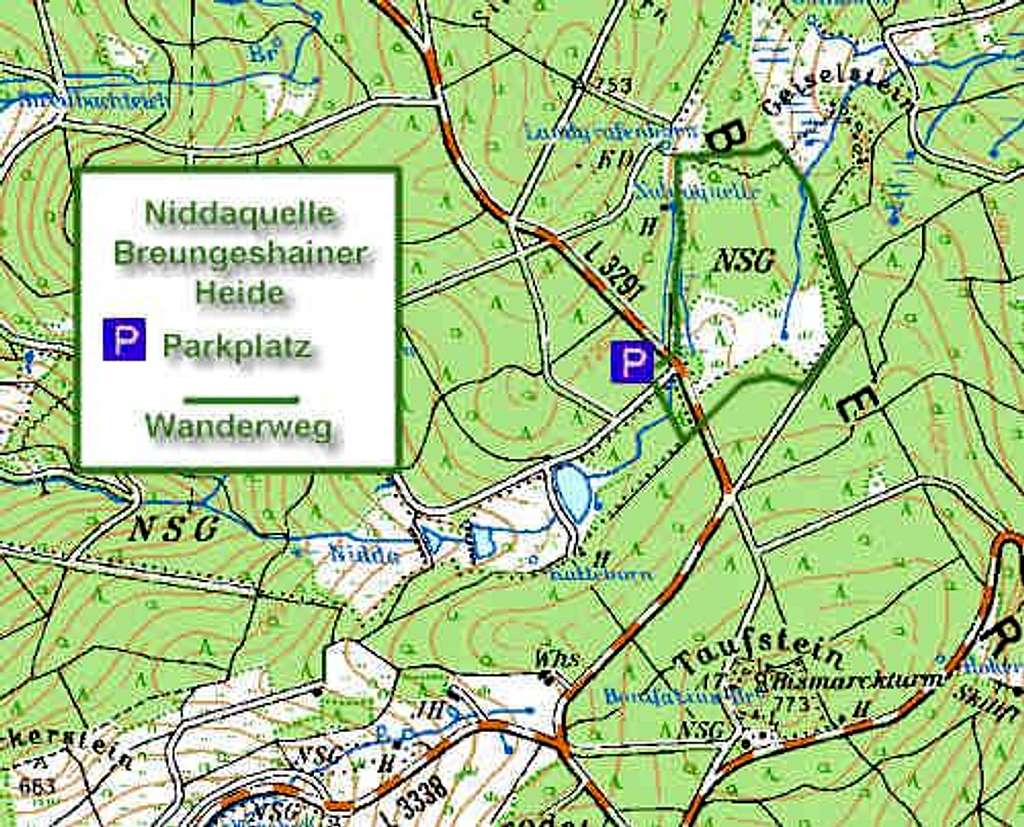 Niddaquelle Trail Map