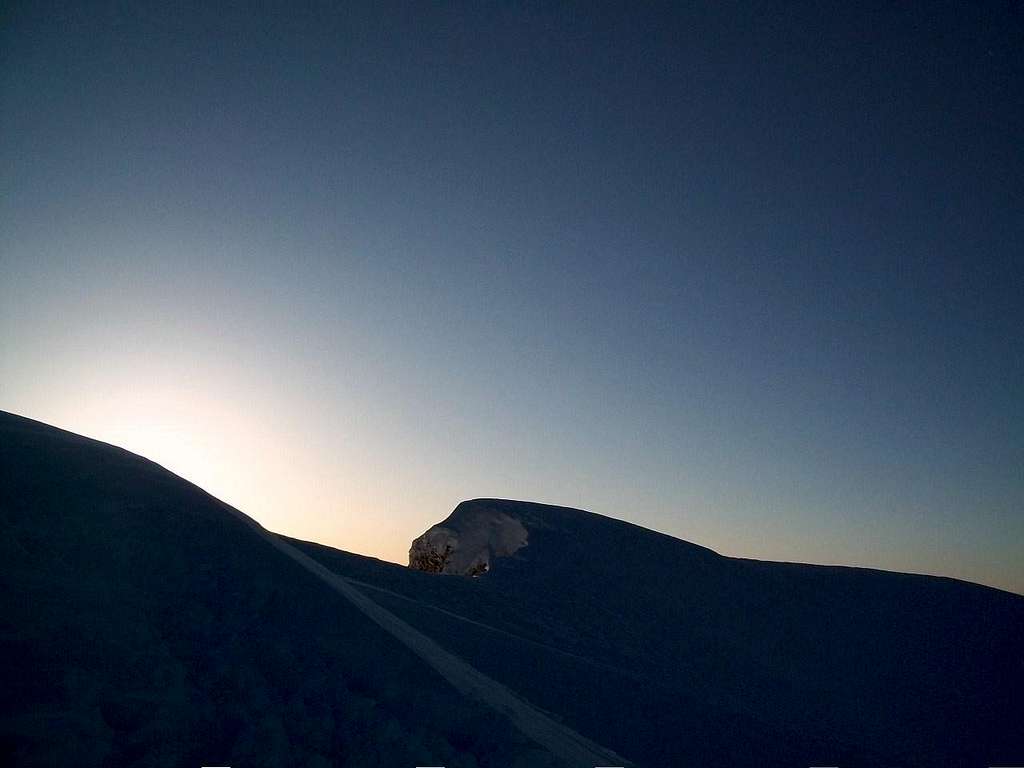 Dawn on Mount Hood