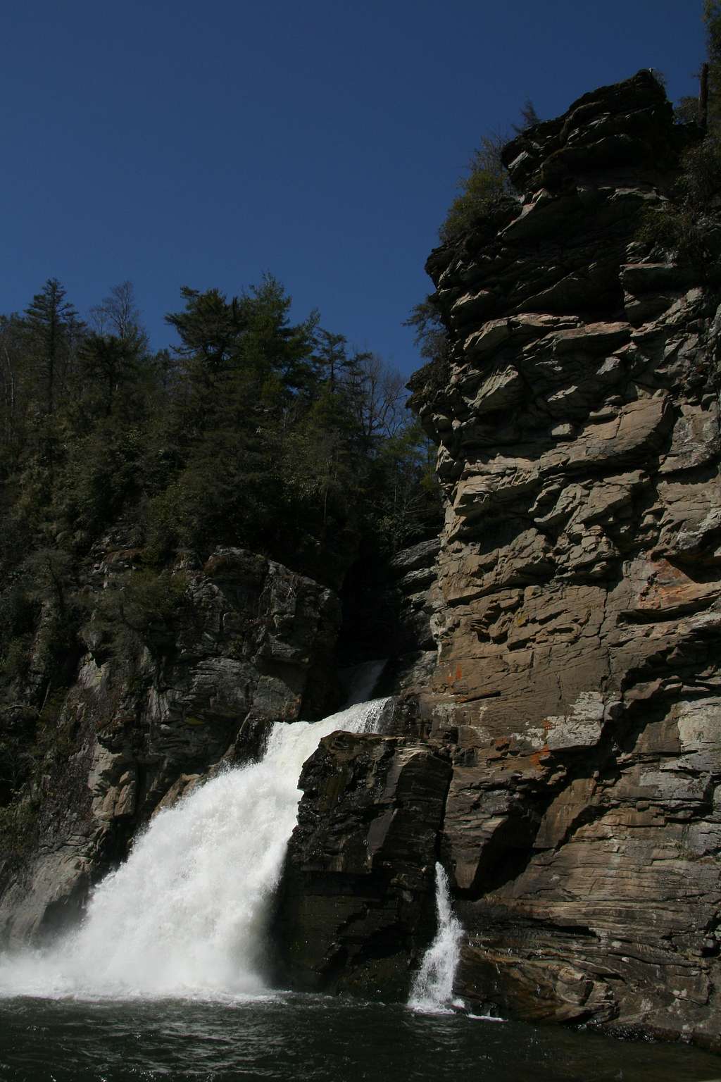 Linville Falls from Plunge Basin