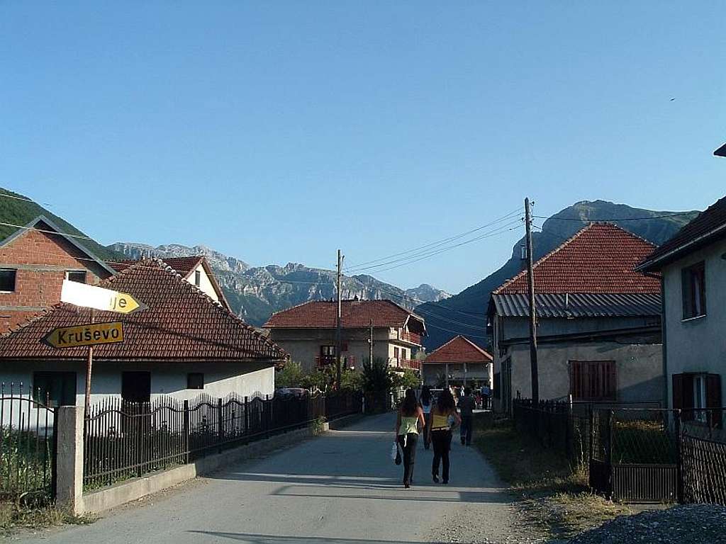 Maja Jezerce seen from Gusinje
