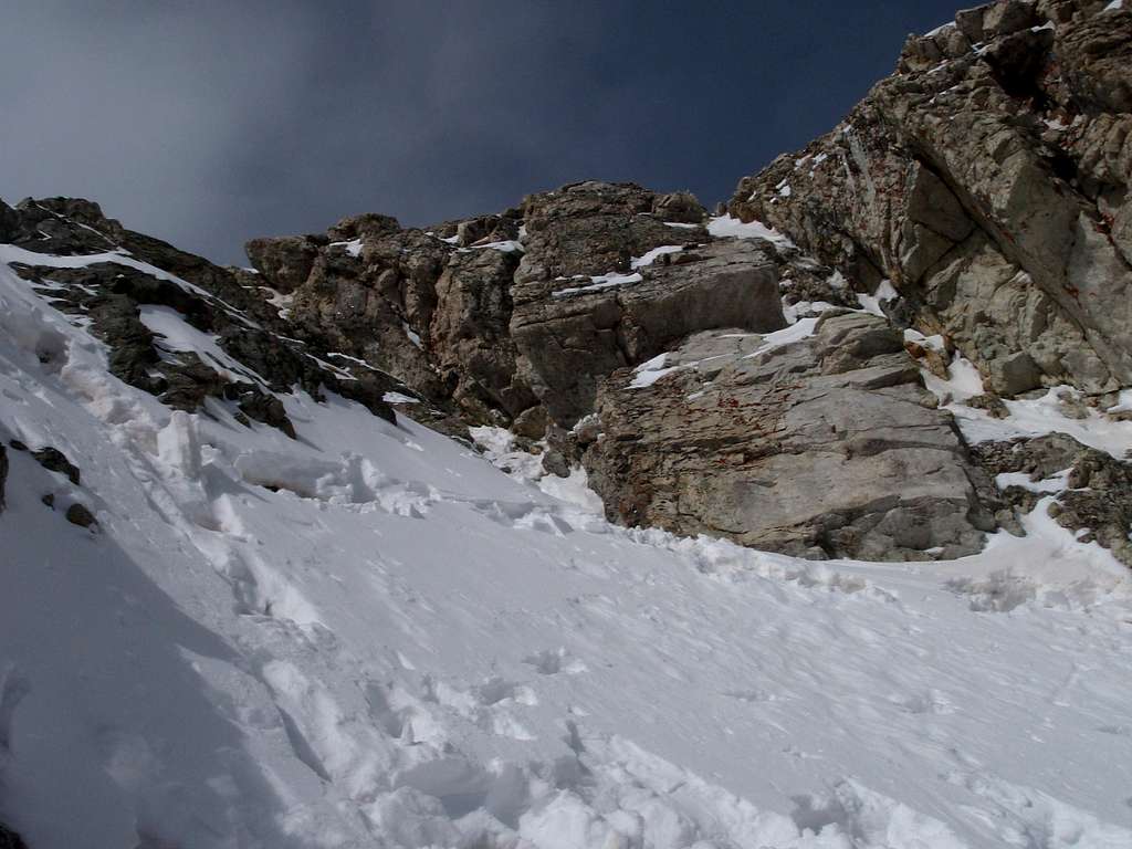 White rocks on Kelso Ridge, 13'000