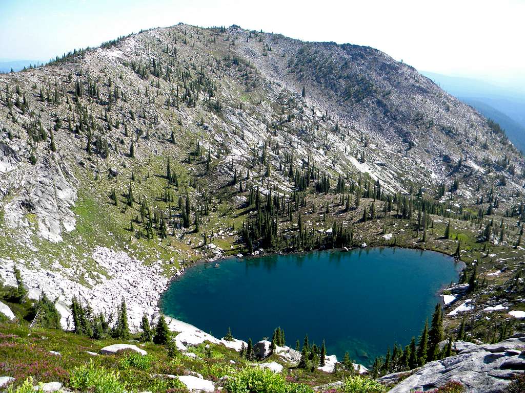 An Unnamed Mountain Over an Unnamed Lake