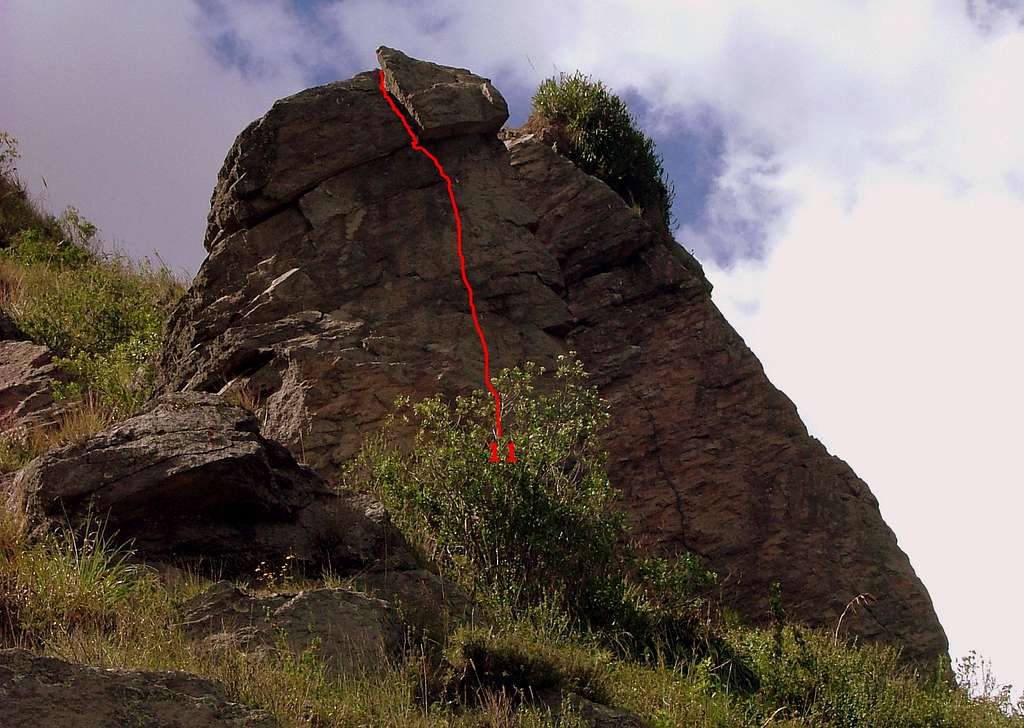 Upper slab. Crag 3.