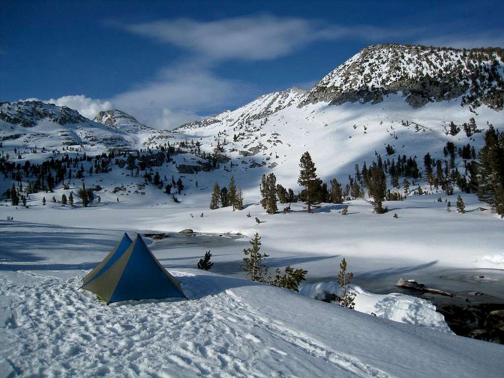 Camp at Grouse Lake