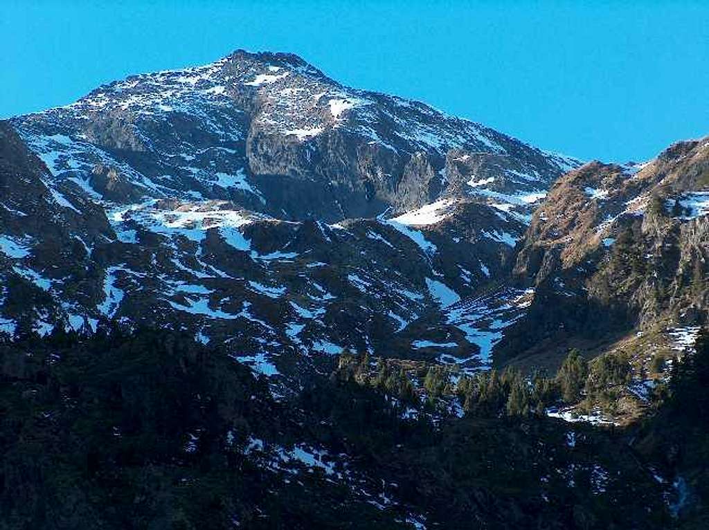 Pic d' Arriouère during its ascent