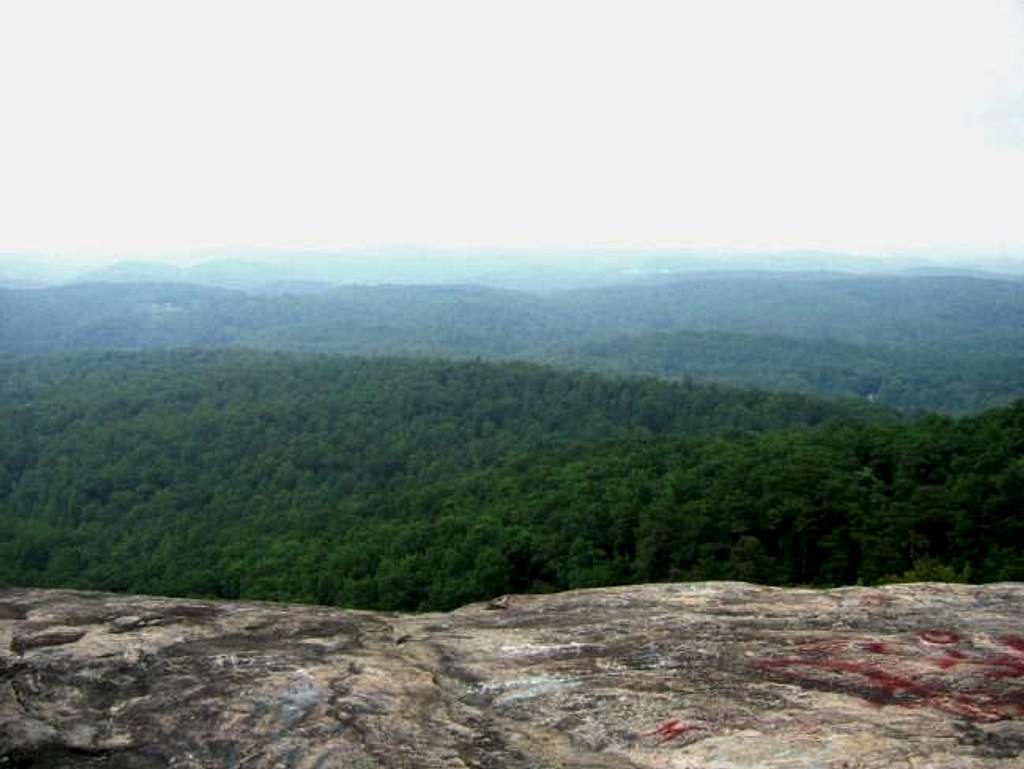Taken from Bald Rock, about...