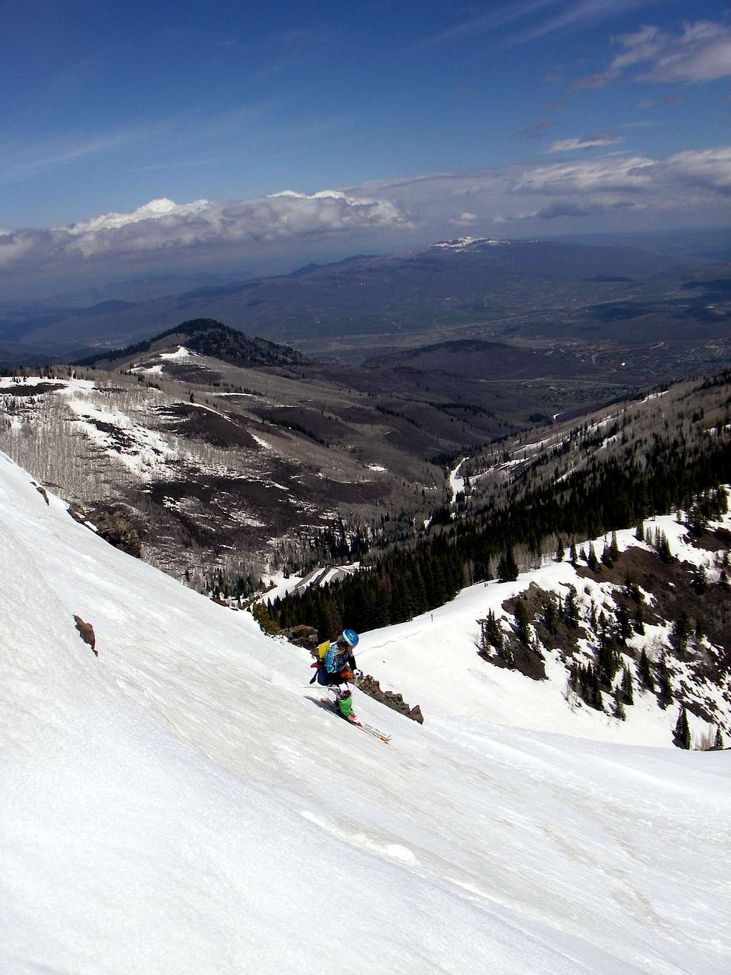 Skiing Jupiter Peak
