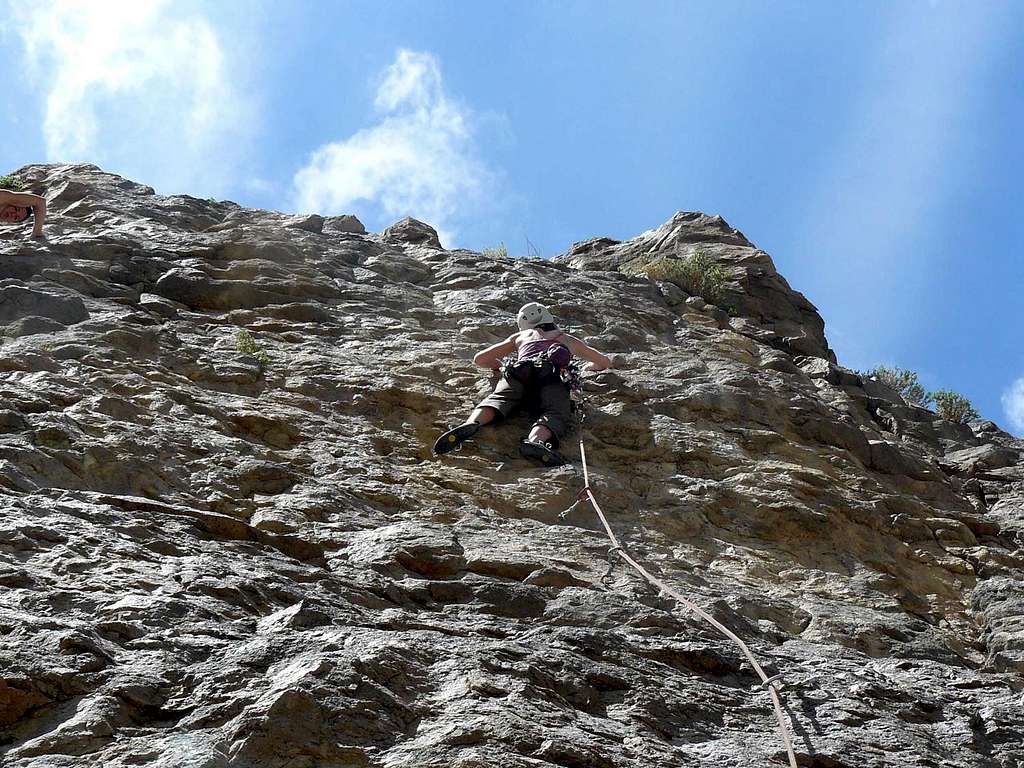 What's Up - 10b (Central Gorge)