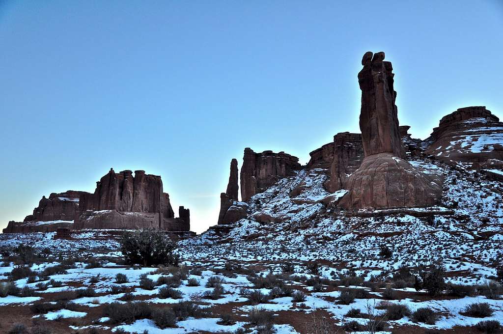 Late afternoon in Arches NP
