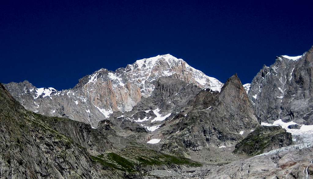 View of Mont Blanc from Val Veny - 2008