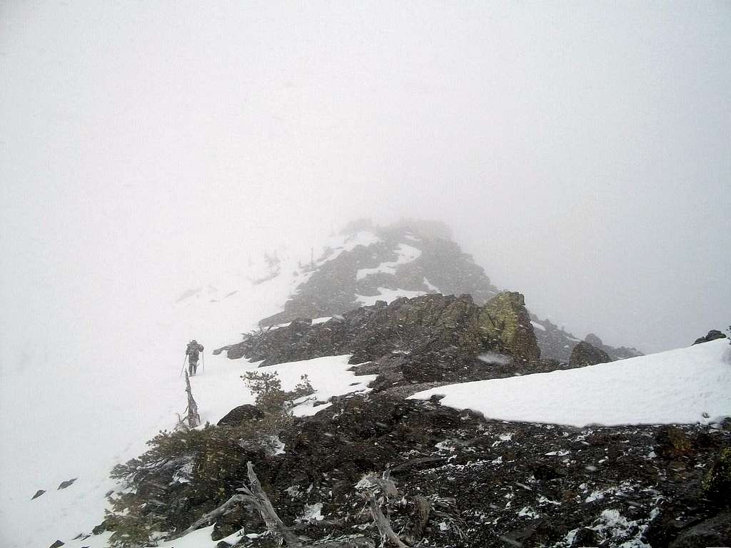 Getting near the summit