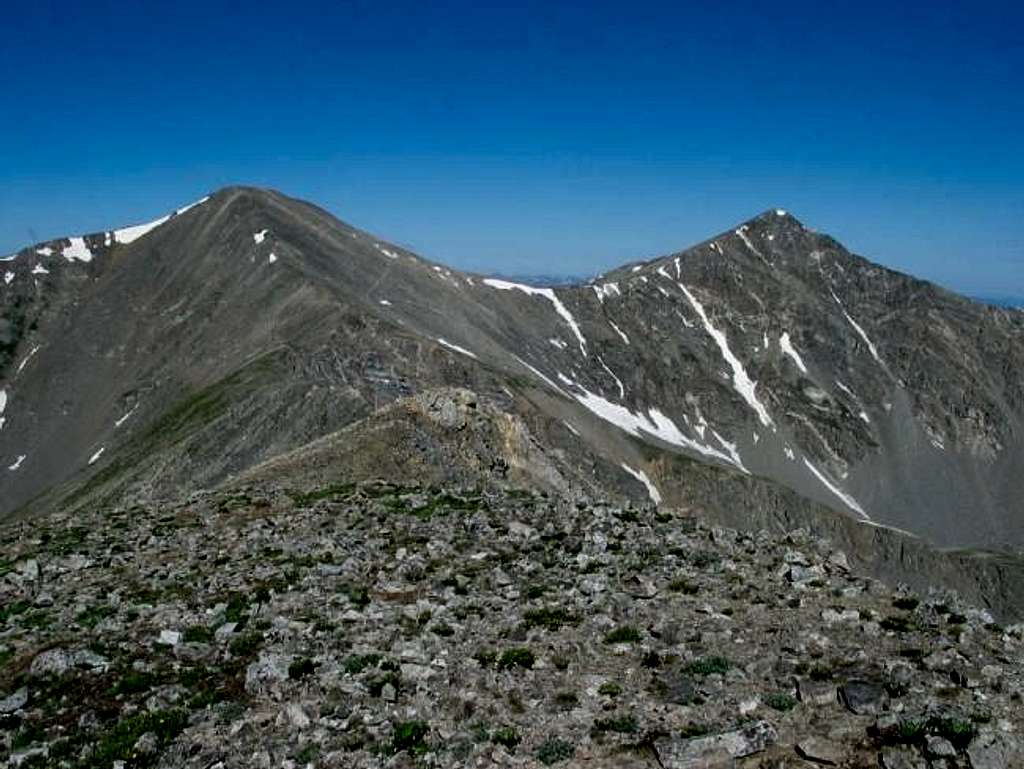 Grays and Torreys from summit...
