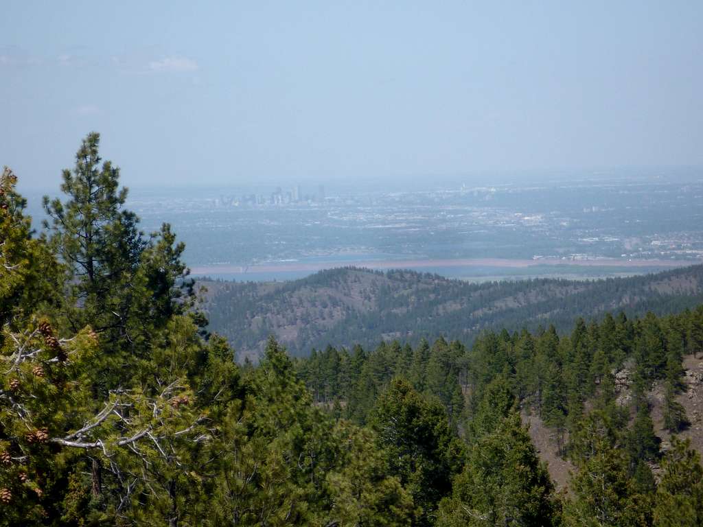 Denver from the southern overlook