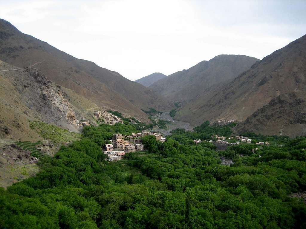 From the top of Armet -- Imlil Valley (for trip report)