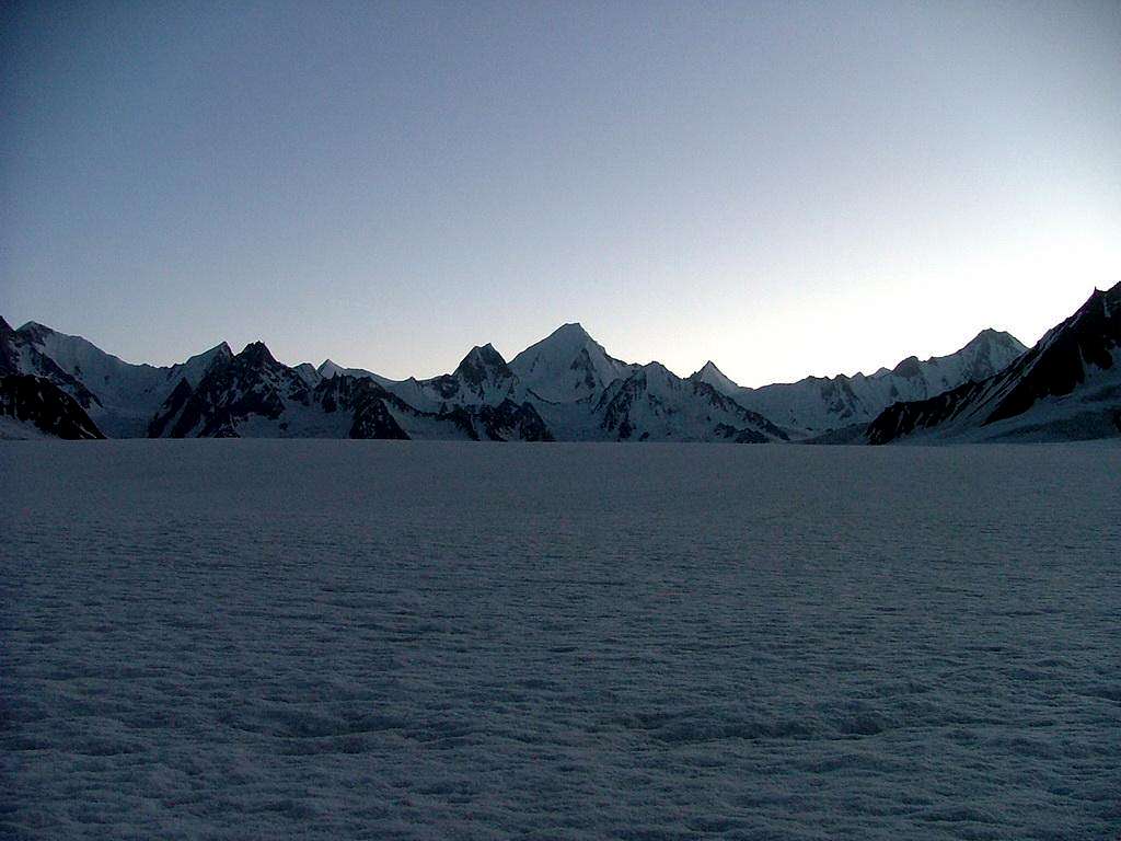 Snow lake, Biafo Glacier, Karakoram, Pakistan