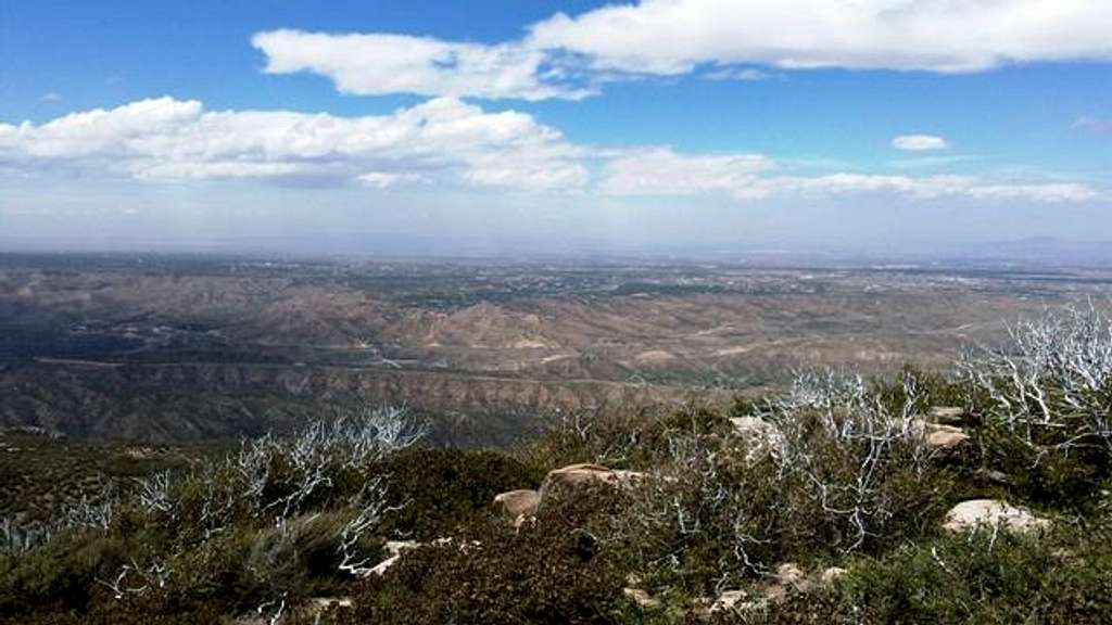 View north from Cleghorn Mountain