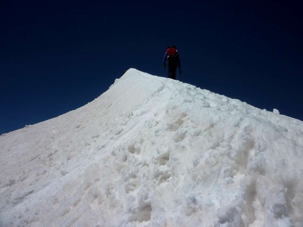 Final summit ridge, Tabeguache