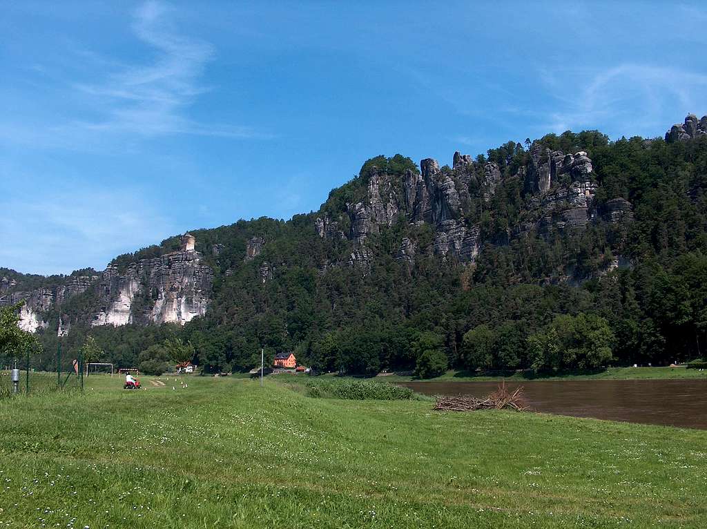 The Elbe's sandstone cliffs - Bastei