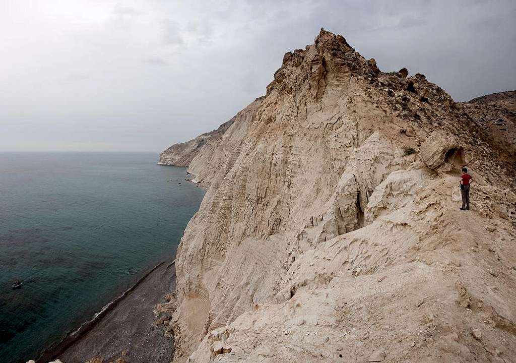 The Chalk Cliffs near Cape Aspro
