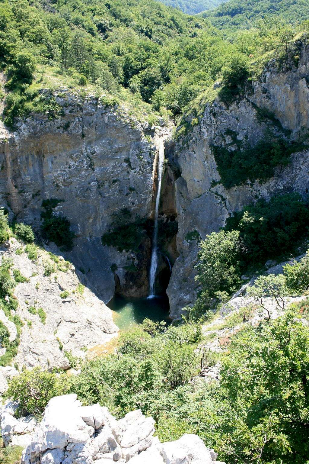 Val Rosandra Waterfall