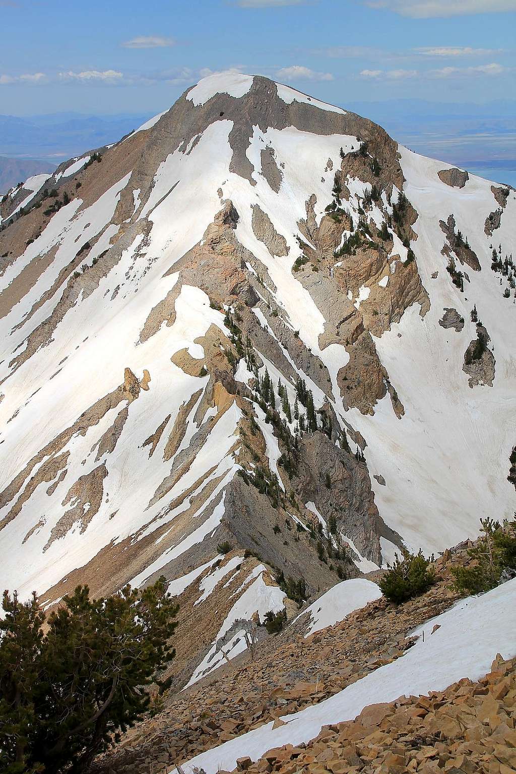 Provo Peak's east ridge.
