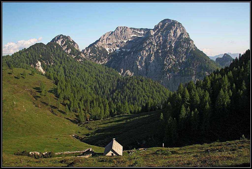 Malga Biffil and Monte Scinauz