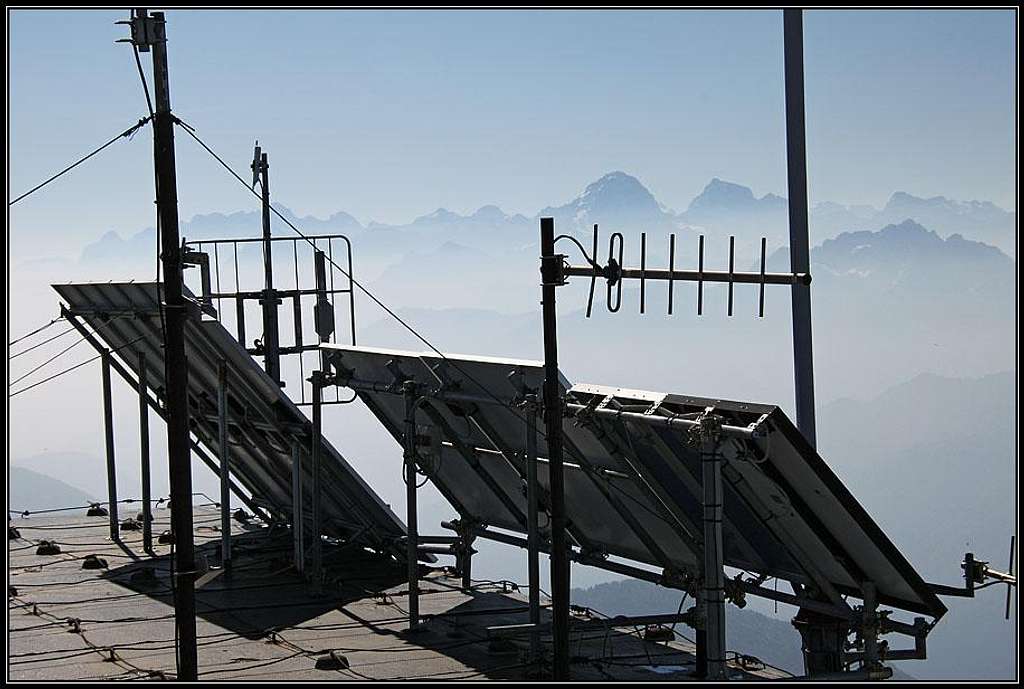 Solar cells on Monte Scinauz