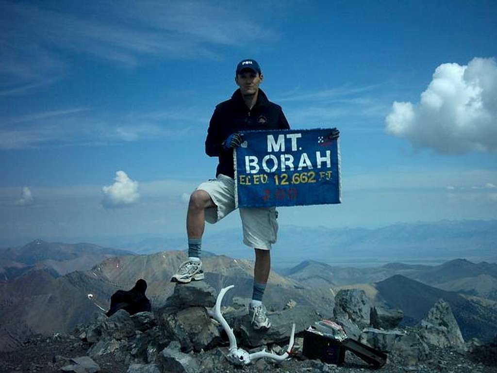 Summit of Mt. Borah, highest...