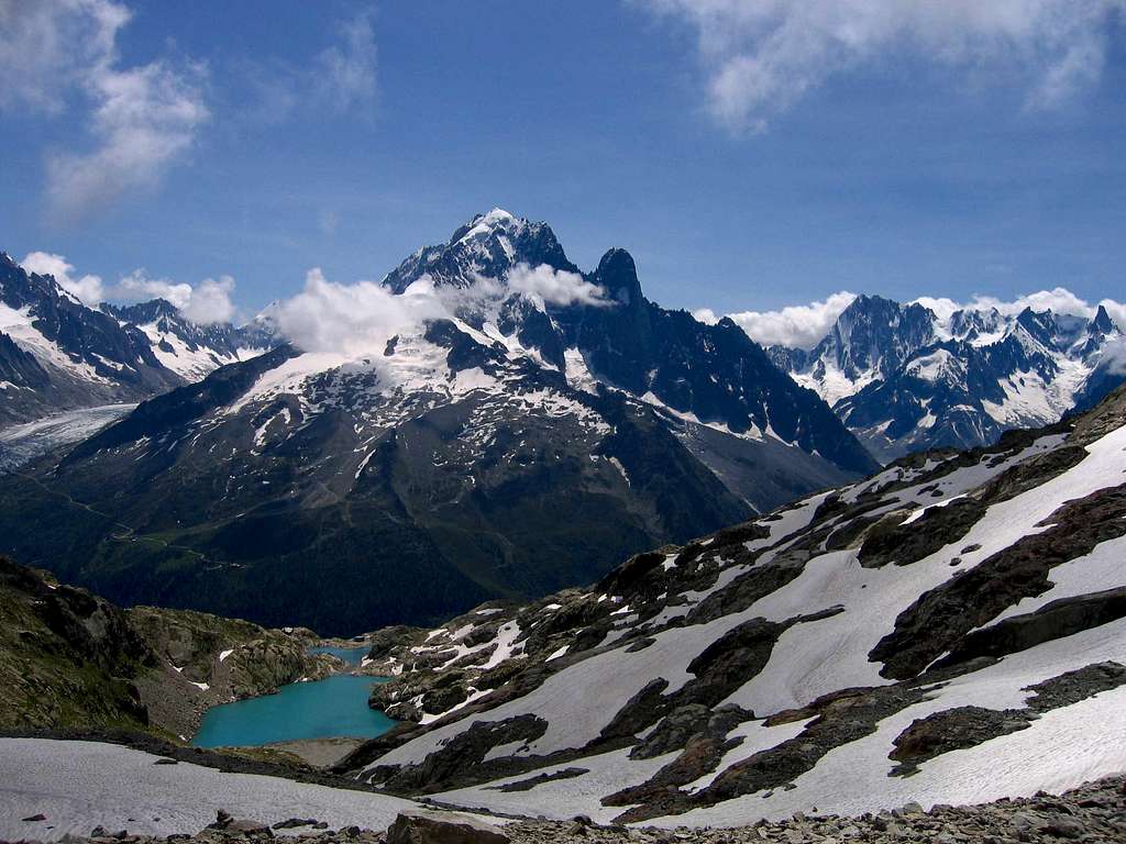 Lac Blanc and Aiguille Verte
