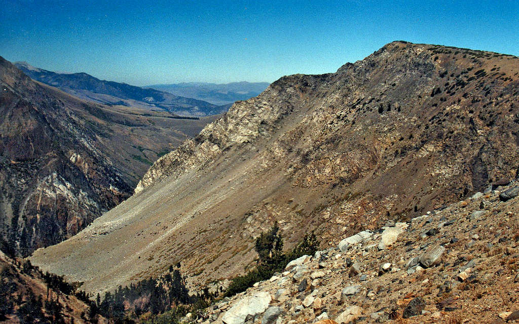 Carson Peak west slope from the south