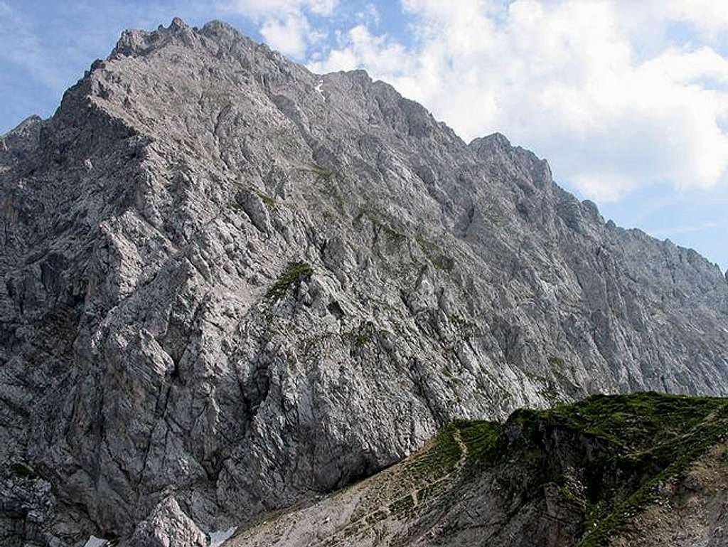 Wörner (2476 m), seen from...