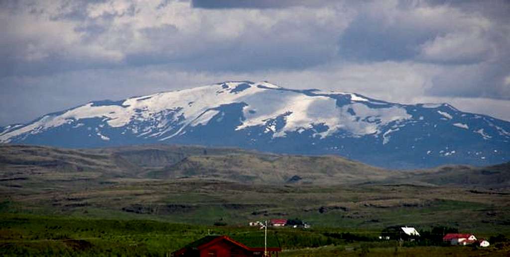 Hekla from the southwest...