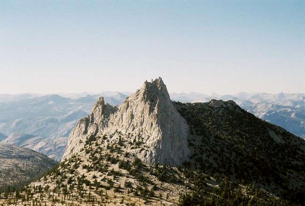 Cathedral Peak from Echo Col,...