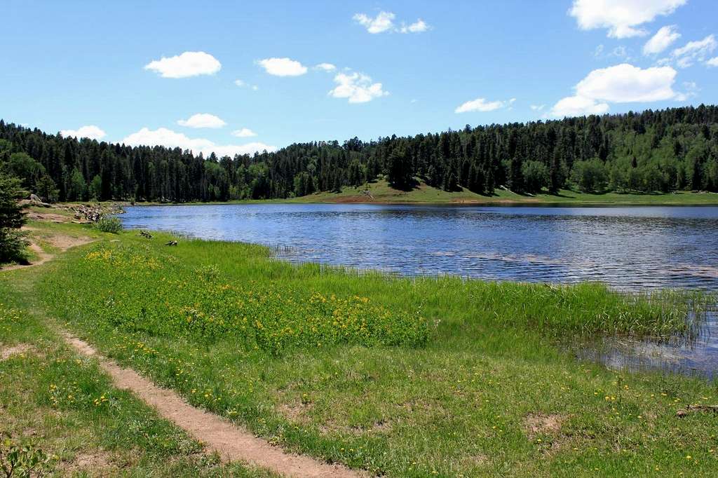 Trail along the lake