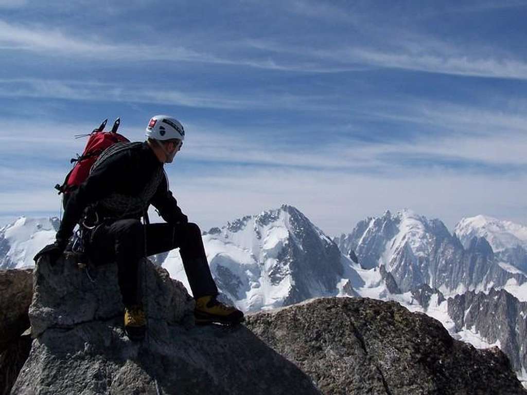South summit of the Aiguille...