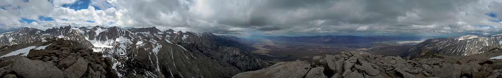 Lone Pine Peak - Summit Panorama