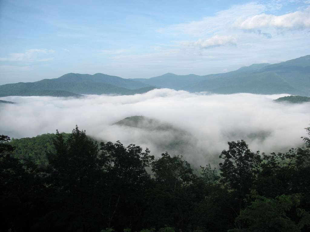 Fog on the Black Mountains