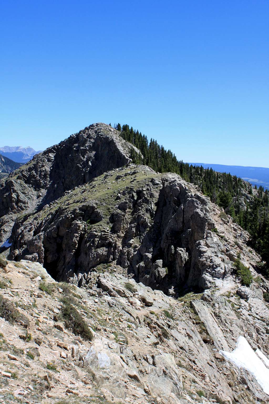 The ridge between Deception and Lake Peak