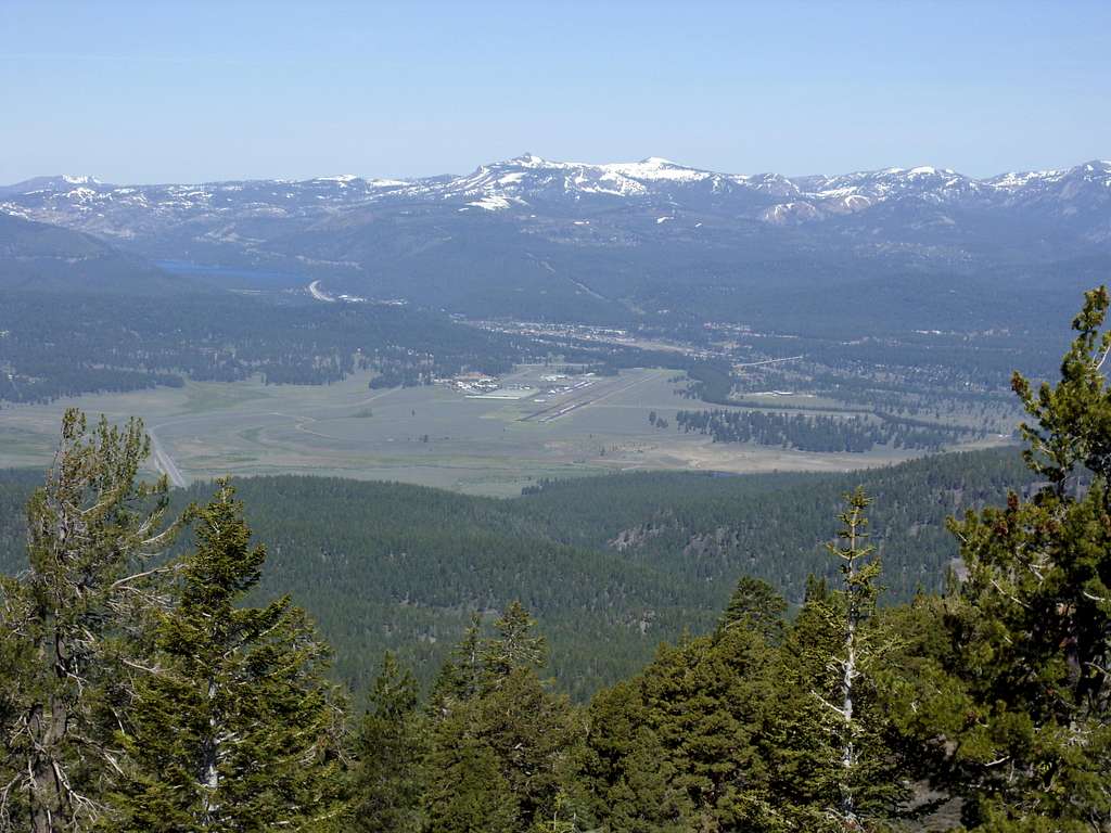 View northwest to Castle Peak and Basin Peak