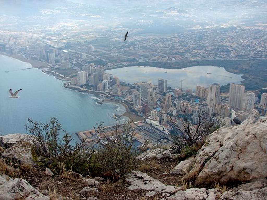 Calpe from the summit