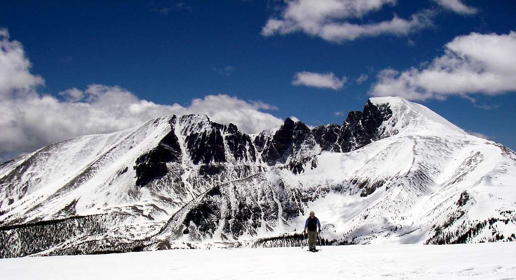 MJ just about to reach the summit of Bald Mountain