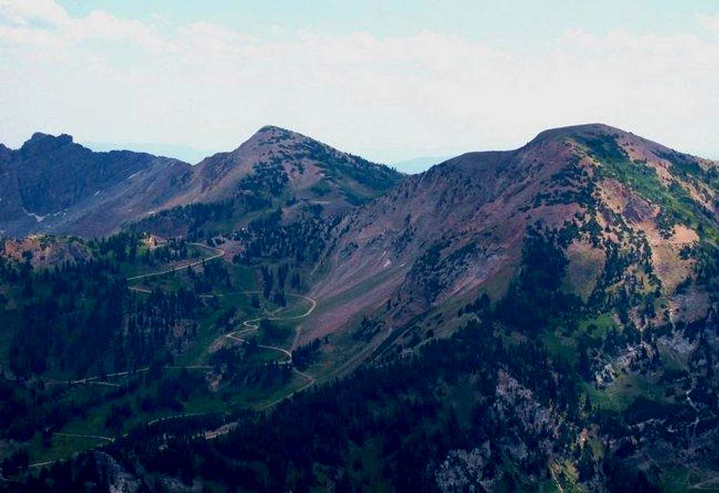 Sugarloaf Peak, near center,...