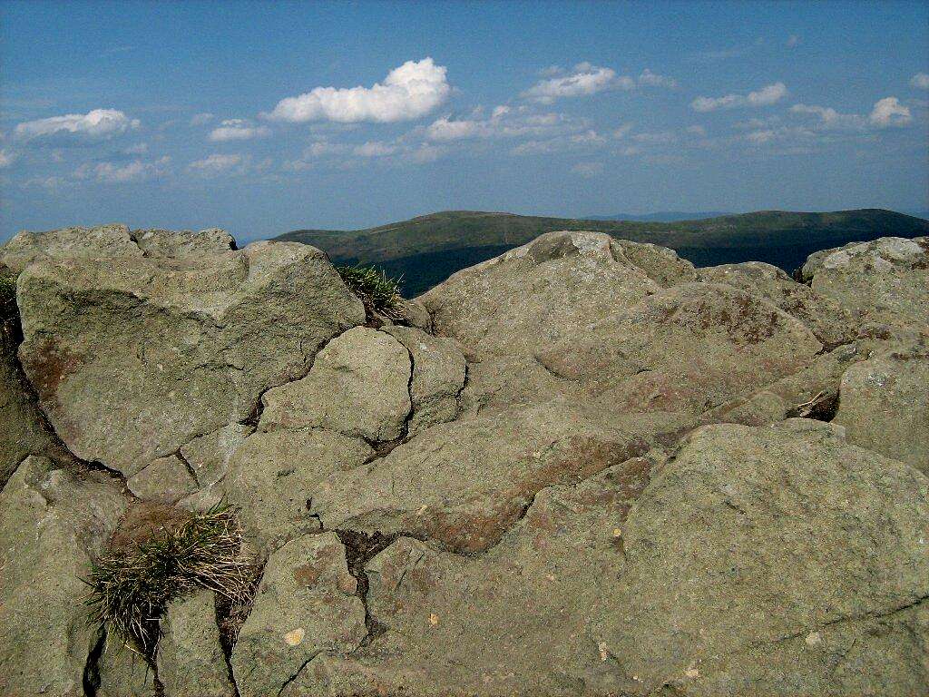 The rocky ridge of Mount Wielka Rawka