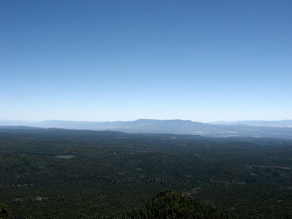 Mingus Mt, Woodchute Mt, and the upper Verde Valley