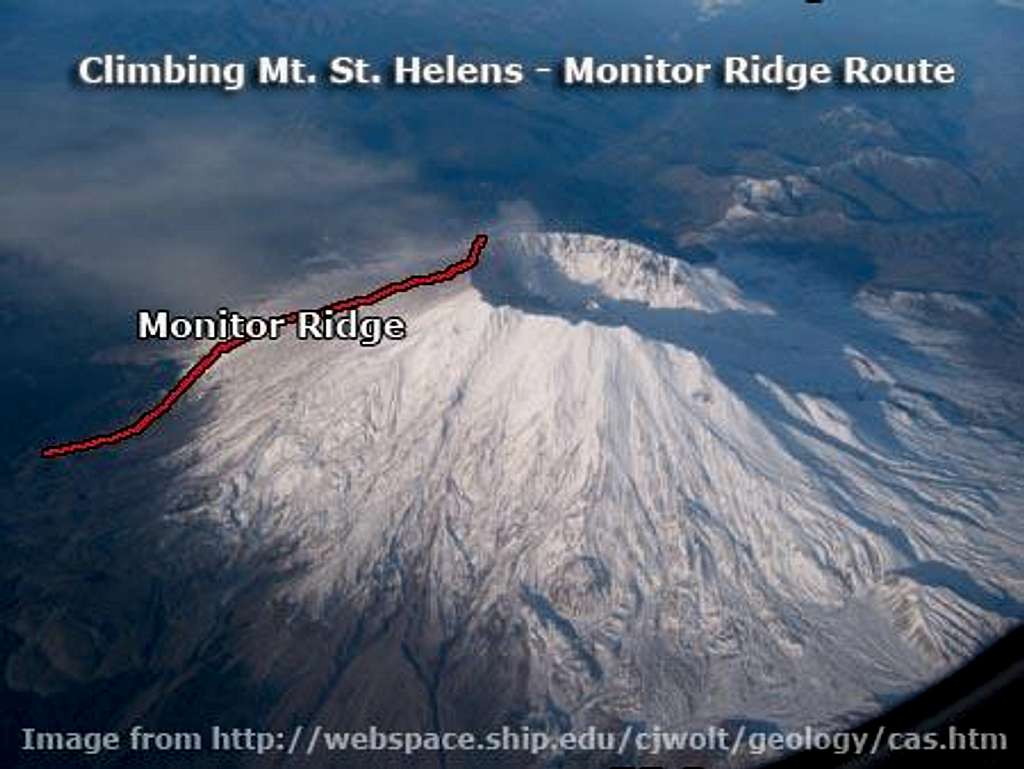 Monitor Ridge Route on St. Helens