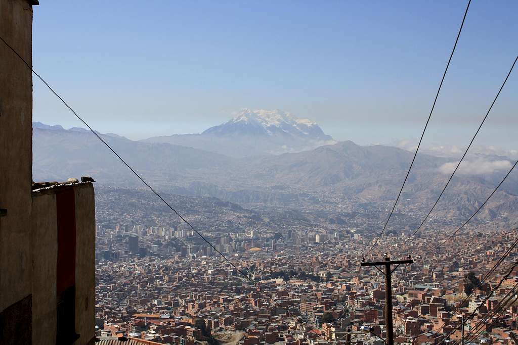 Illimani from El Alto