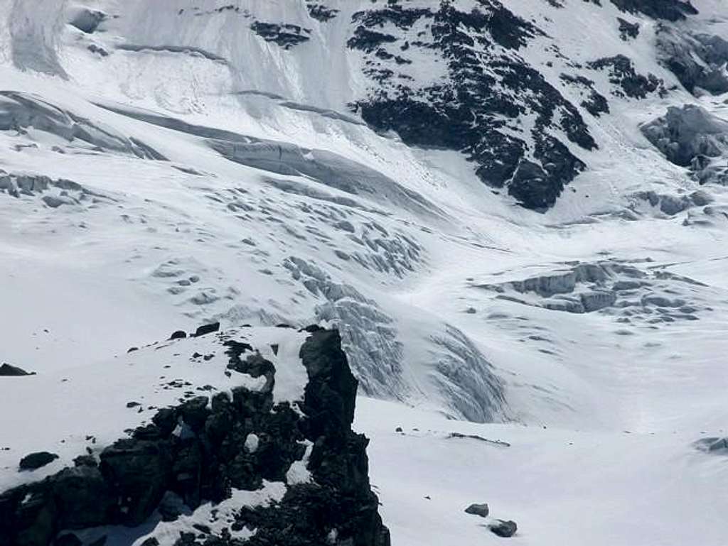 il ghiacciaio del Laveciau