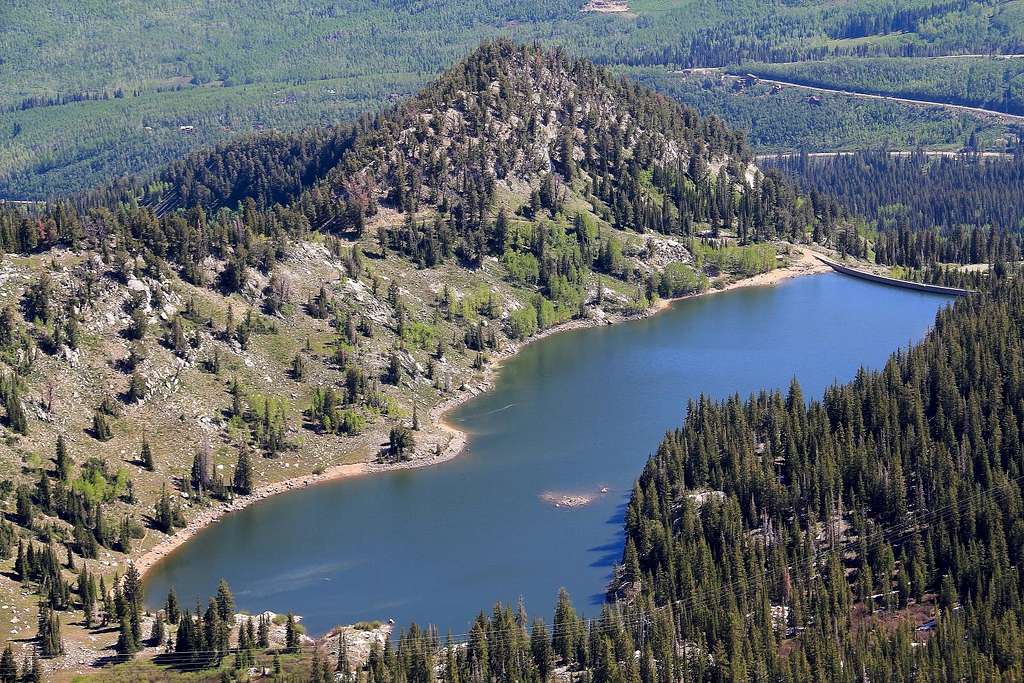 Mt. Evergreen and Twin Lakes Dam.