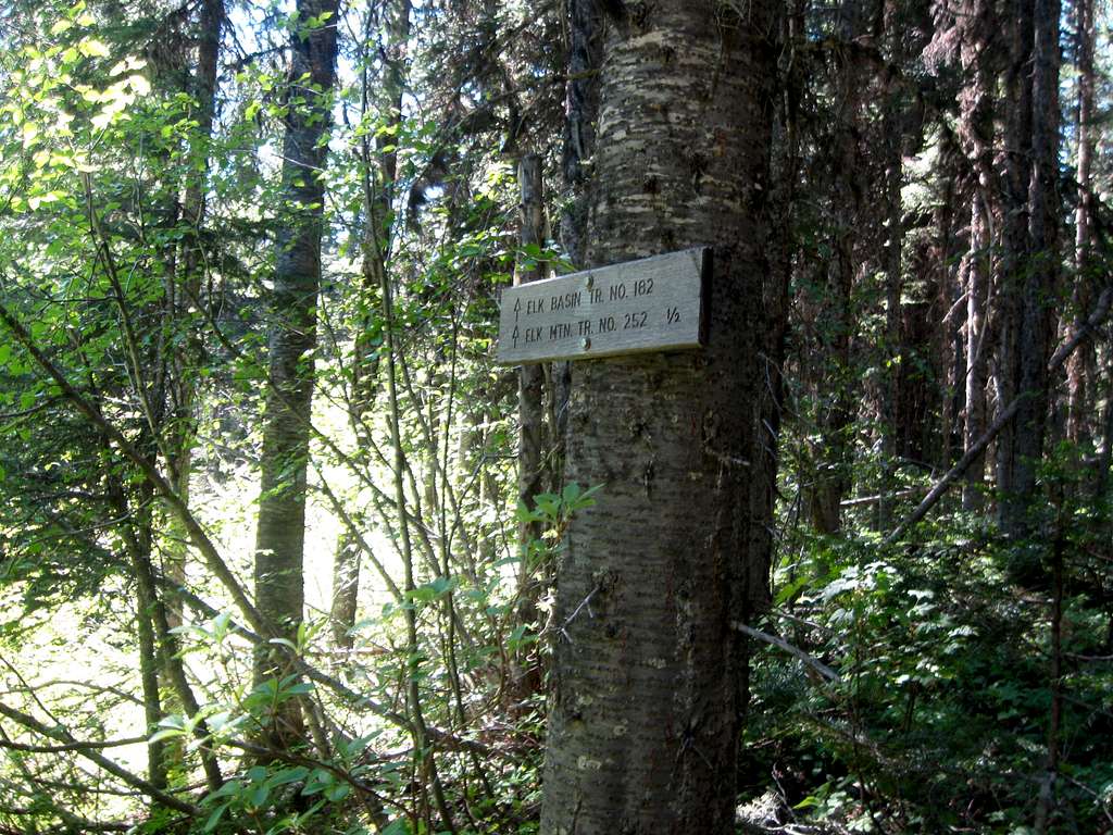 Sign at the Trailhead